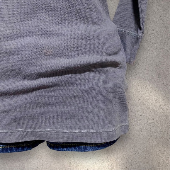 !! SOLD DO NOT BUY !! Early 2000s Hollister Co. Grey Henley 3/4 Sleeves Top - Picture 5 of 5